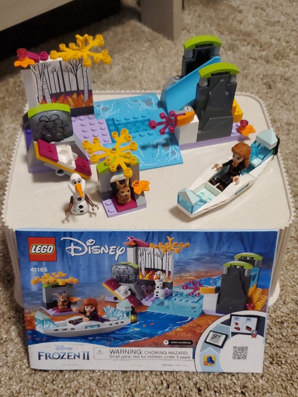 Lego Disney Princess Frozen II Anna's Canoe Expedition # 41165 Complete Set